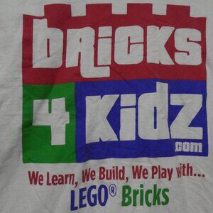 JERZEES | youth, large | White Short Sleeve Bricks 4 KIdz Graphic Tee / T-Shirt